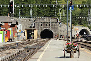 ltschbergtunnel portal goppenstein