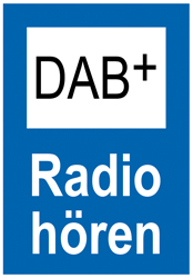 strassenschild dab radio hören 2023-1