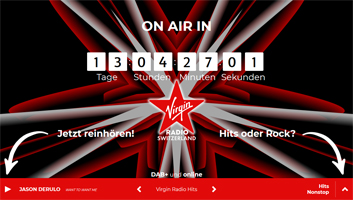 virgin radio switzerland hinweis sendestart